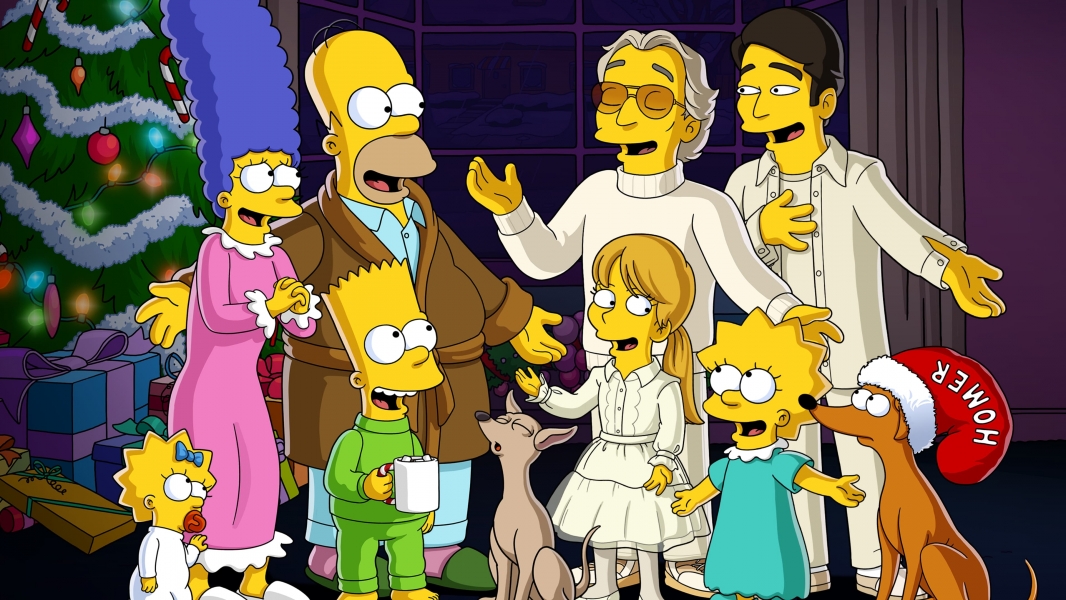 The Simpsons Meet the Bocellis in Feliz Navidad